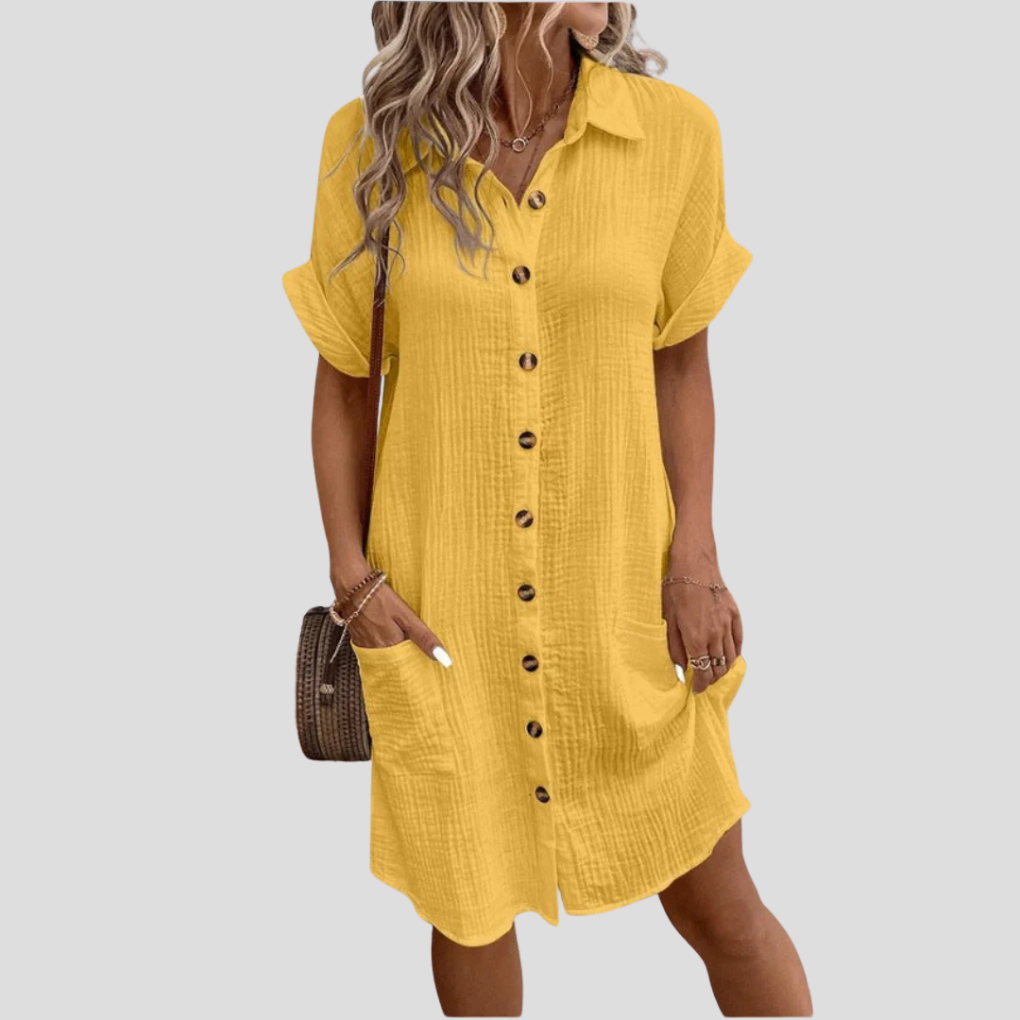 Vestido camisero de mujer