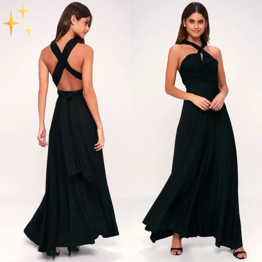 Vestido cruzado para mujer