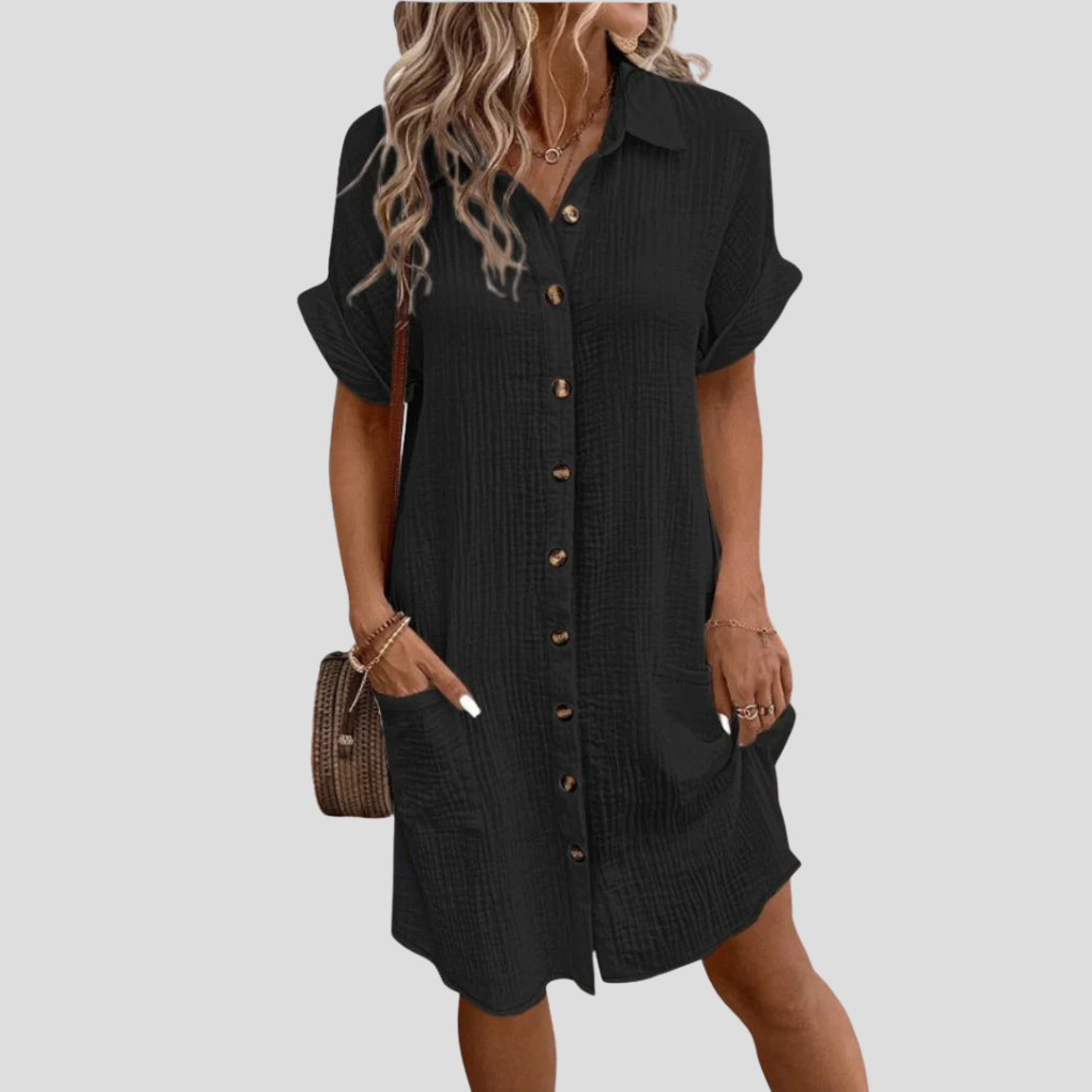 Vestido camisero de mujer