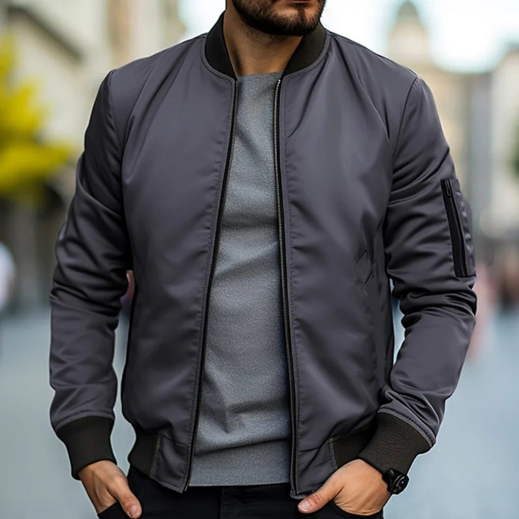 Chaqueta bomber de moda para hombre
