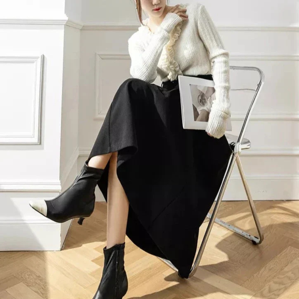 Falda elegante de mujer