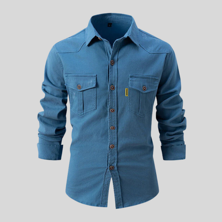 Camisa de Trabajo para Hombres – Diseño Pesado con Utilidad Diaria