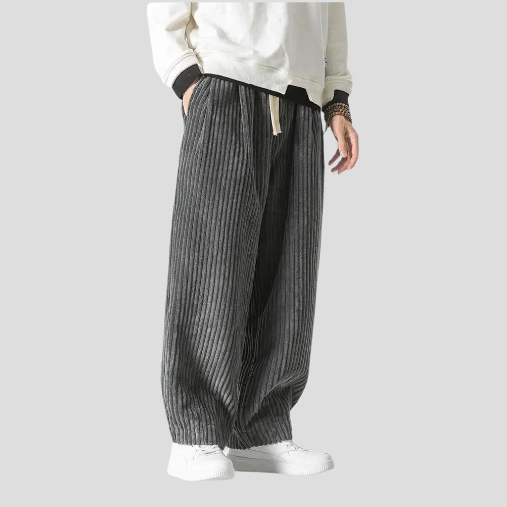 Pantalones Sueltos Rectos para Hombres