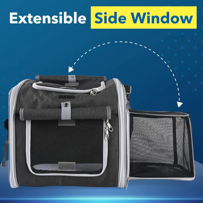 Cesta de bicicleta expandible para mascotas