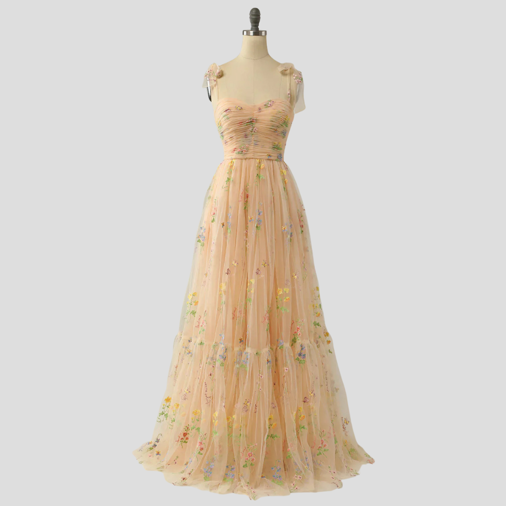 Vestido de fiesta de tul para mujer