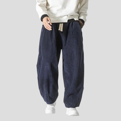 Pantalones rectos holgados para hombre