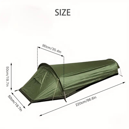 Tienda de campaña compacta e impermeable