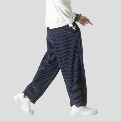 Pantalones rectos holgados para hombre
