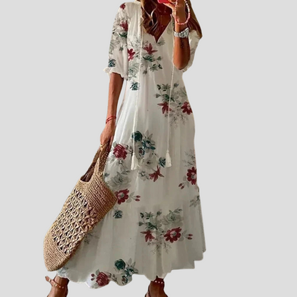 Vestido bohemio largo para mujer