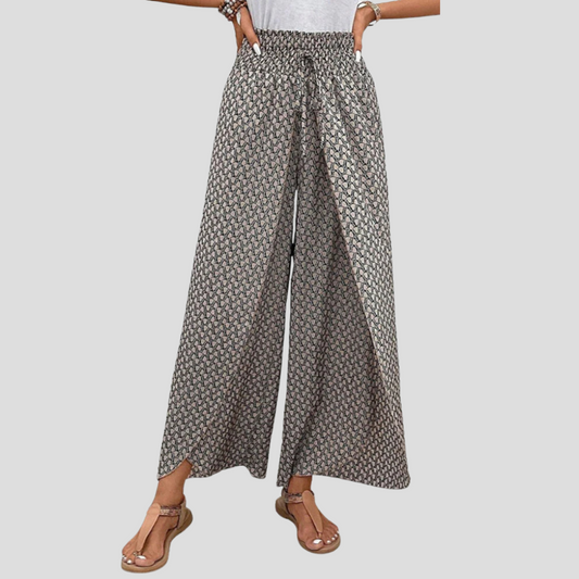 Pantalones con estampado geométrico moderno