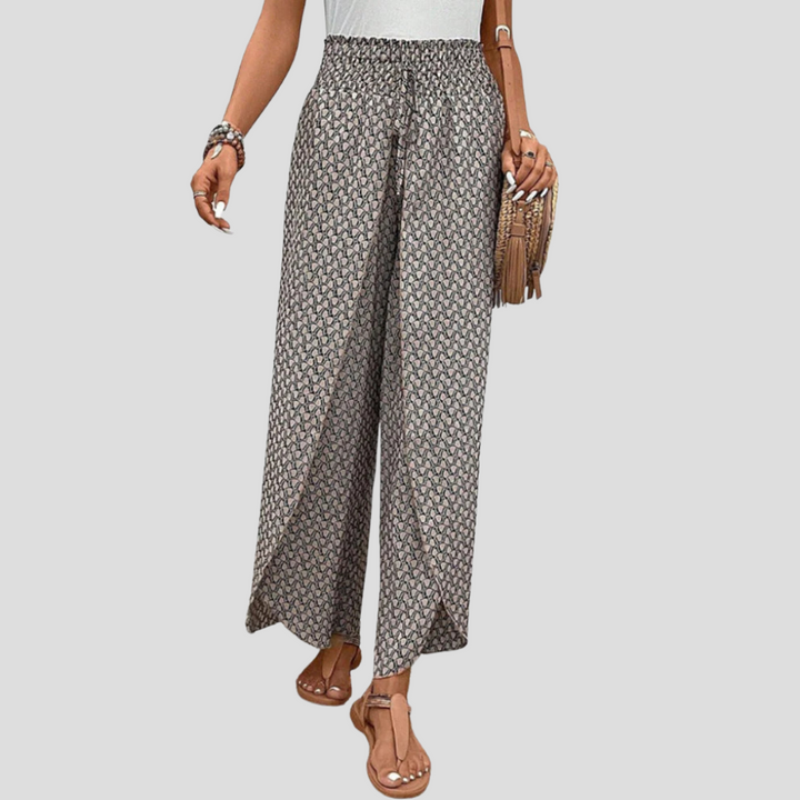 Pantalones Estampado Geométrico Moderno