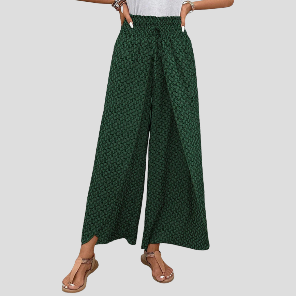 Pantalones con estampado geométrico moderno