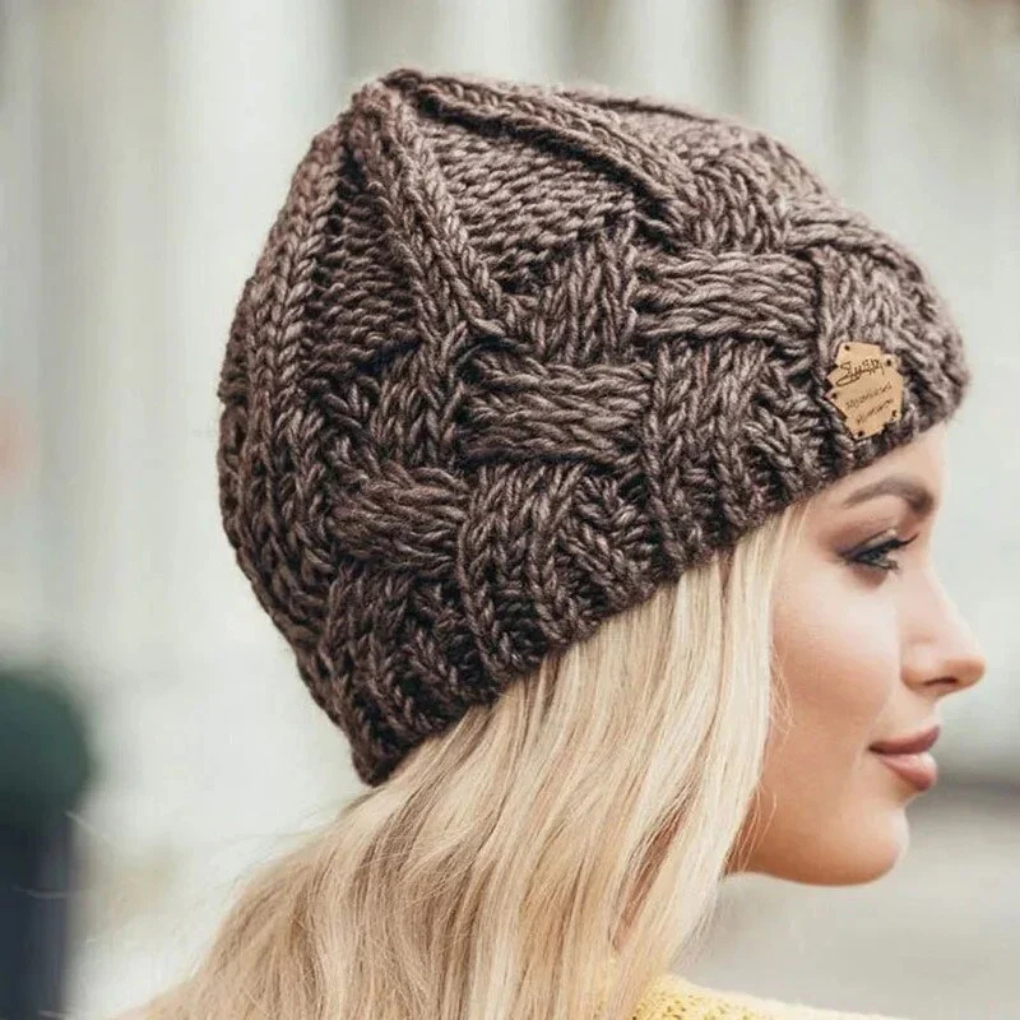 Gorro de punto para mujer