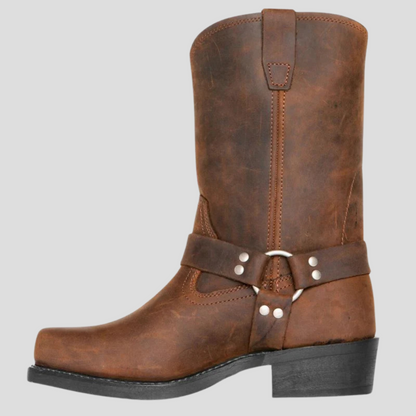 Botas vaqueras de estilo vintage para hombre