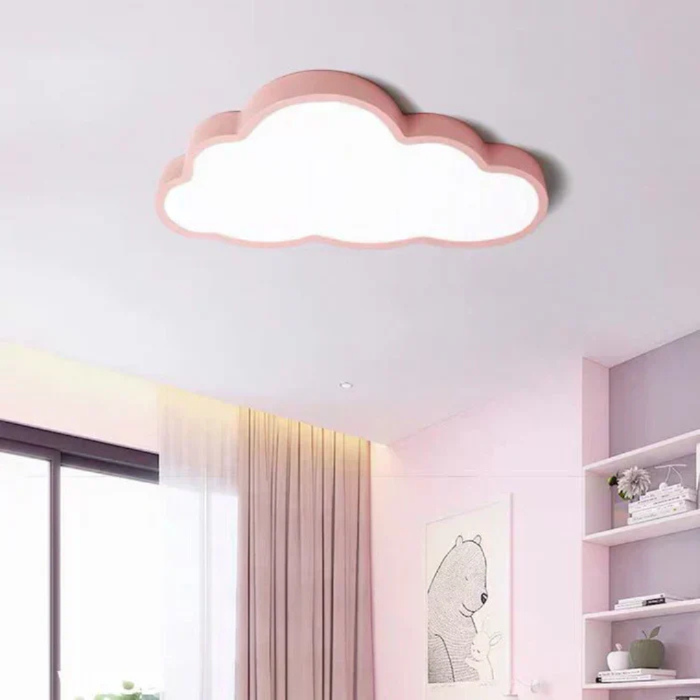 Lámpara de techo LED con forma de nube