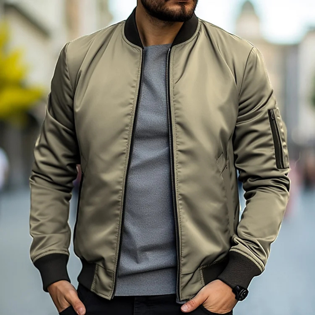 Chaqueta bomber de moda para hombre