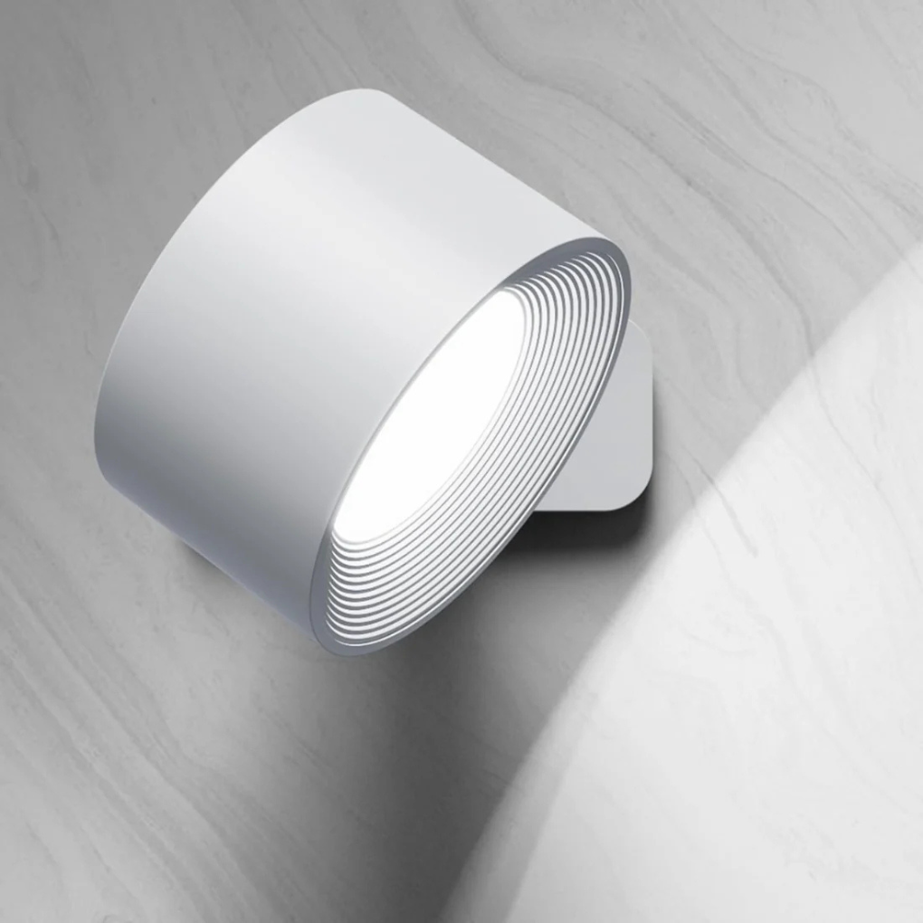 Lámpara de pared LED inalámbrica recargable de 360°