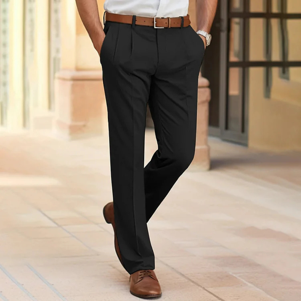 Pantalones casuales de negocios para hombre