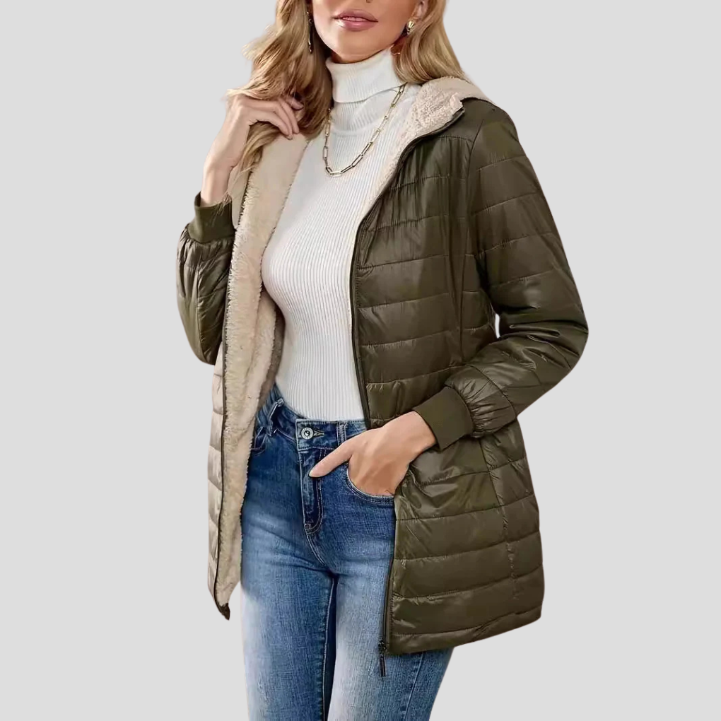 Chaqueta informal de invierno para mujer