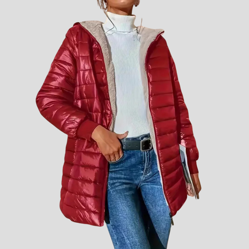 Chaqueta informal de invierno para mujer