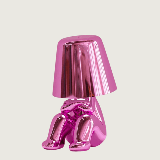 LumiThink - Lámpara de Mesa LED con Base de Resina