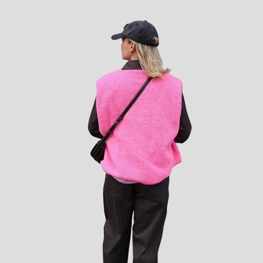 Chaleco de lana de moda para mujer