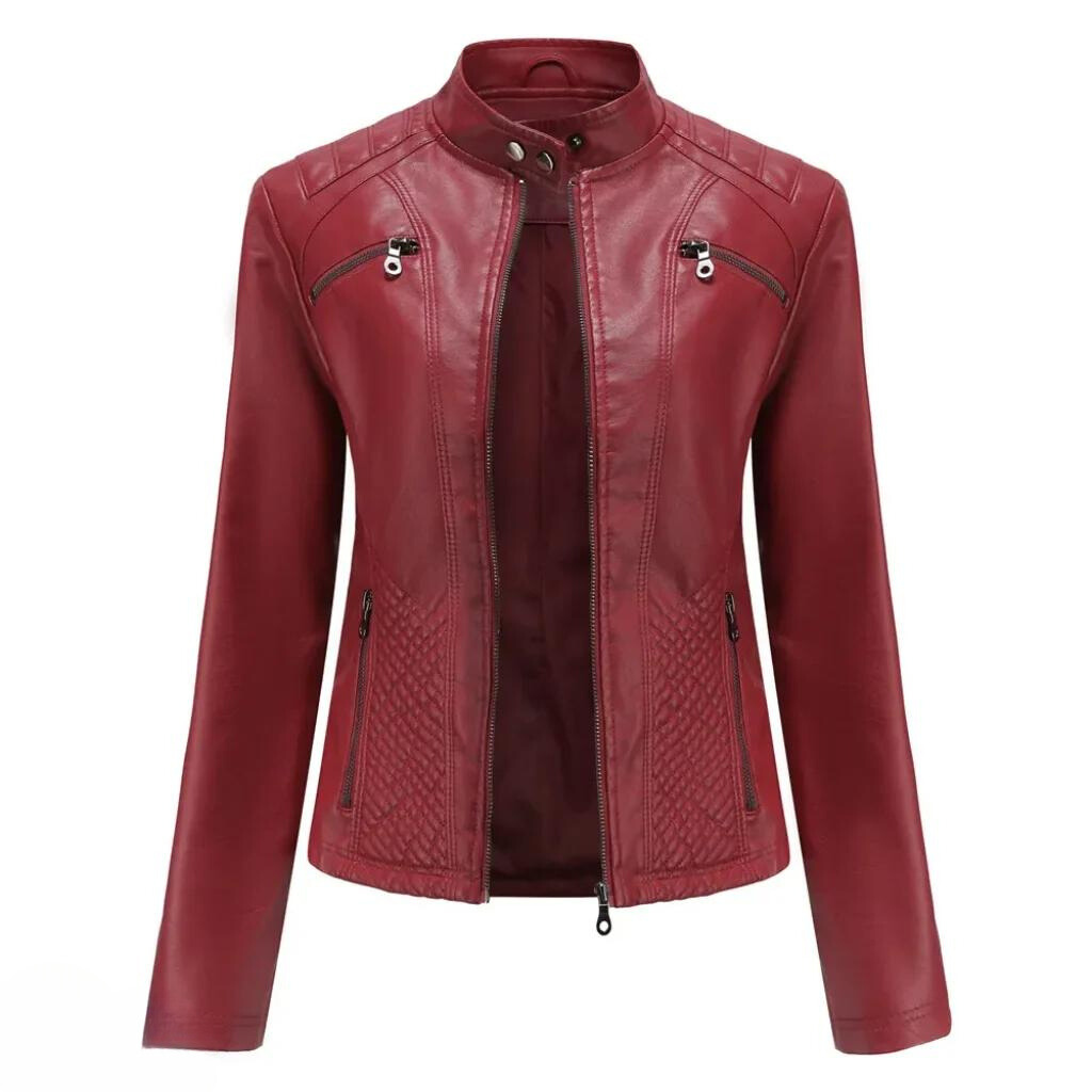 Chaqueta de cuero elegante y única