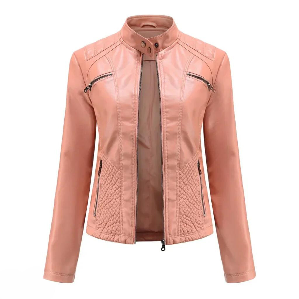 Chaqueta de cuero elegante y única