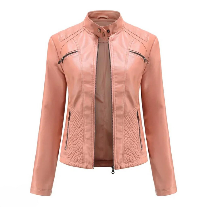 Chaqueta de cuero elegante y única