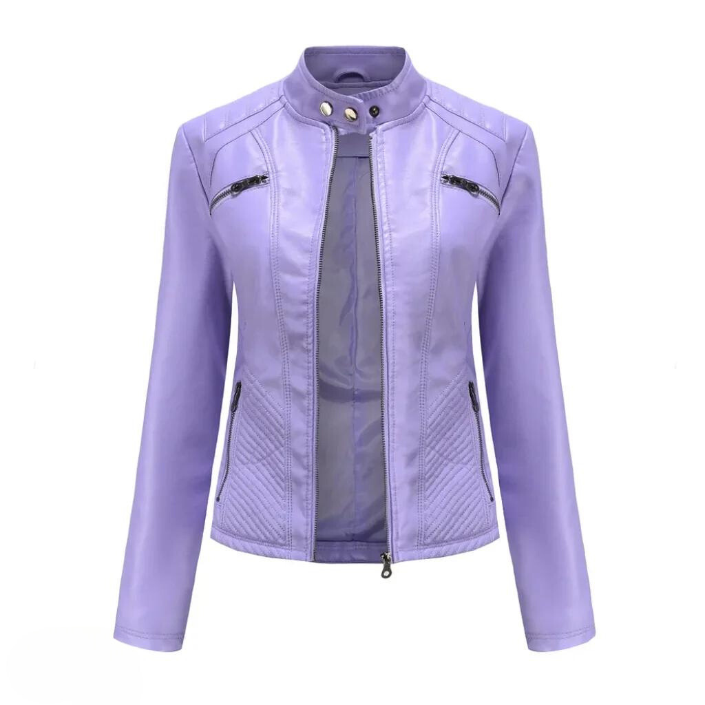 Chaqueta de cuero elegante y única