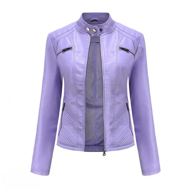 Chaqueta de cuero elegante y única