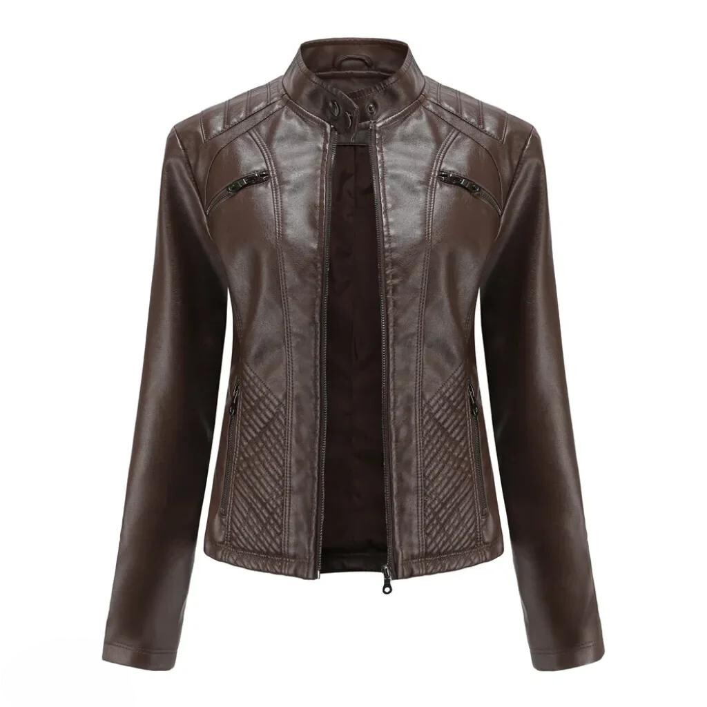 Chaqueta de cuero elegante y única