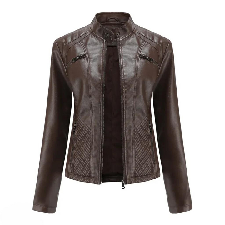 Chaqueta de cuero elegante y única