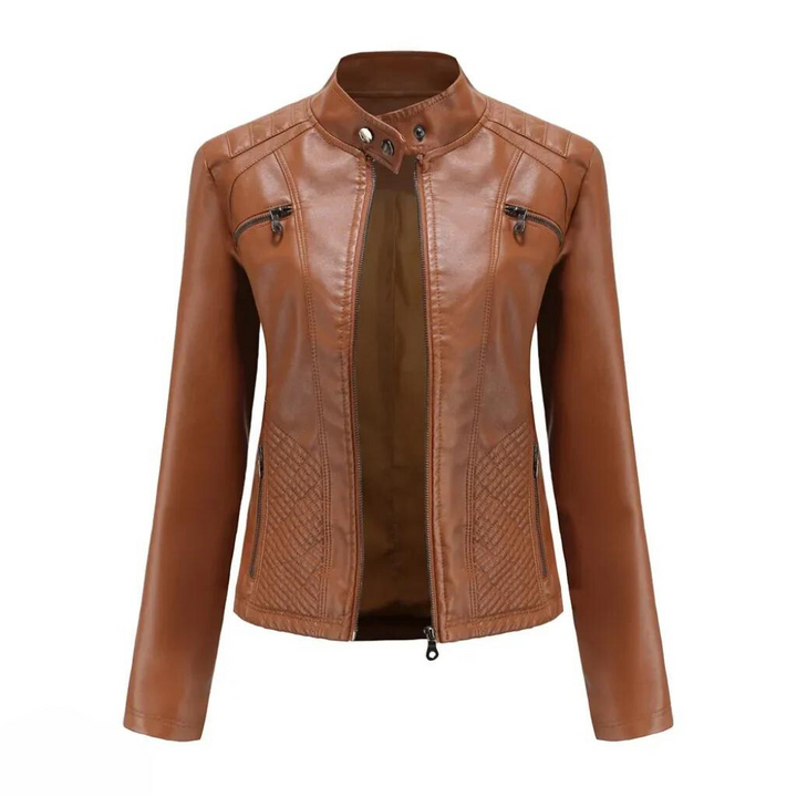 Chaqueta de cuero elegante y única