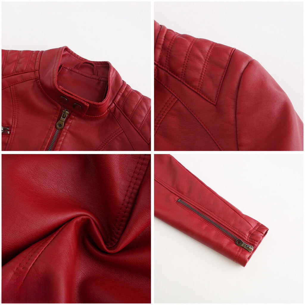 Chaqueta de cuero elegante y única