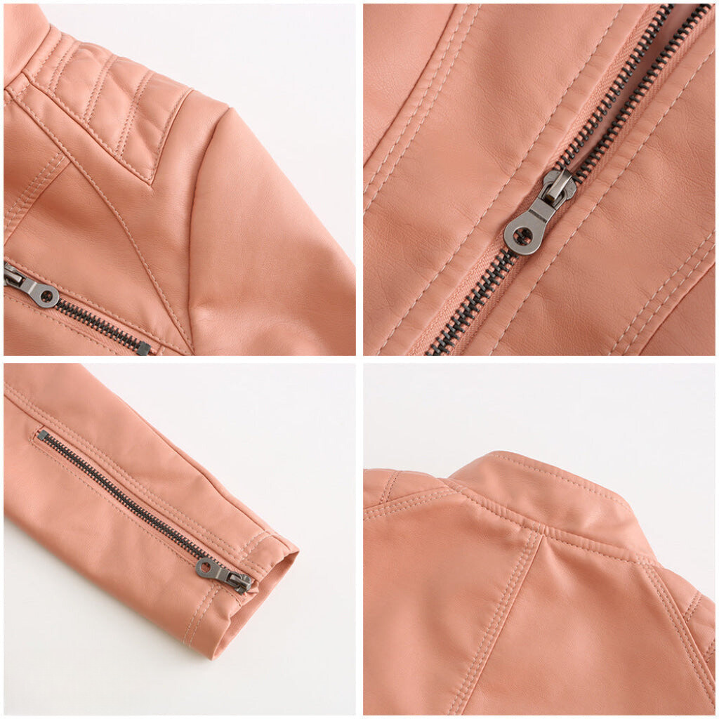 Chaqueta de cuero elegante y única