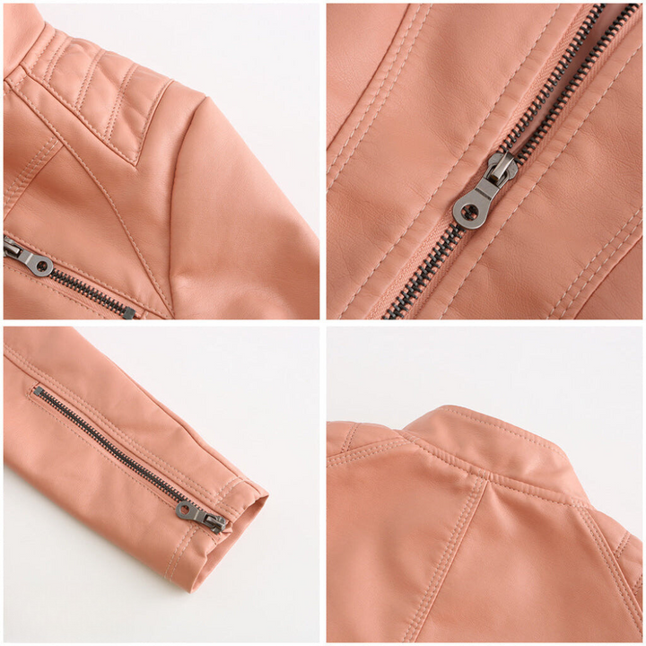Chaqueta de cuero elegante y única
