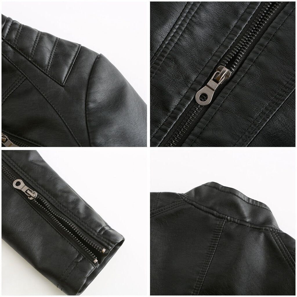 Chaqueta de cuero elegante y única