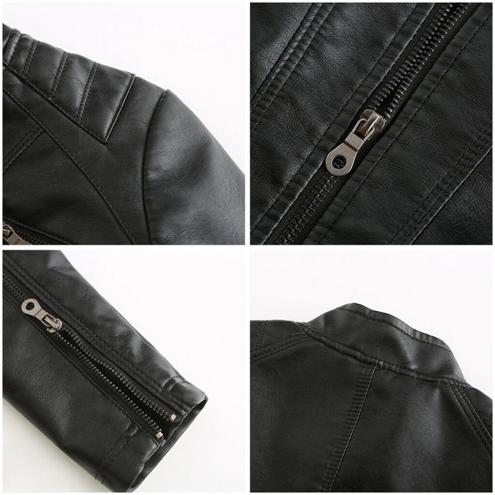 Chaqueta de cuero elegante y única