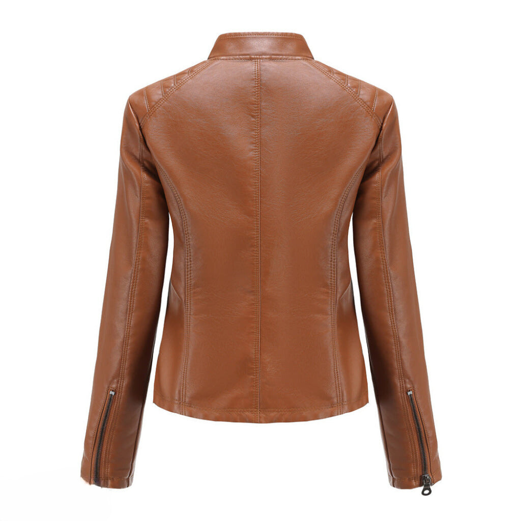 Chaqueta de cuero elegante y única