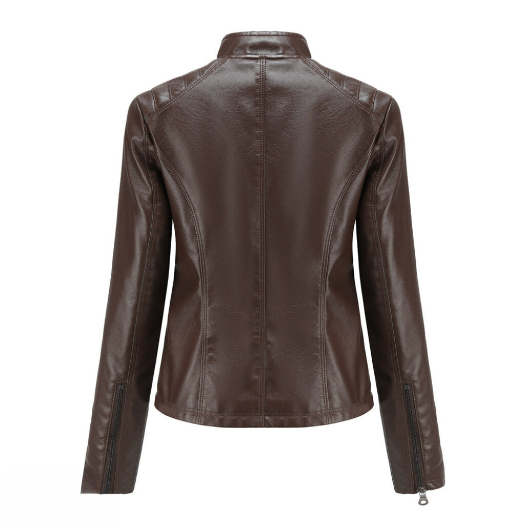Chaqueta de cuero elegante y única