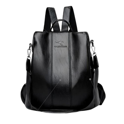 Mochila Antirrobo de Cuero para Mujer