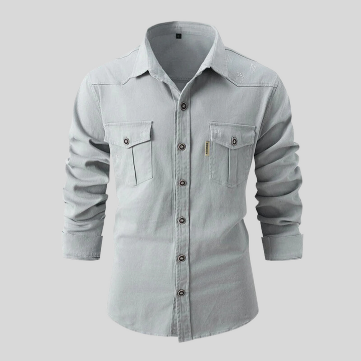 Camisa de Trabajo para Hombres – Diseño Pesado con Utilidad Diaria
