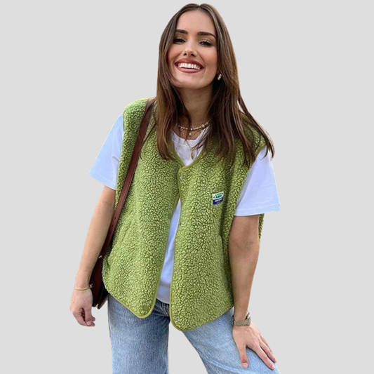 Chaleco de lana de moda para mujer