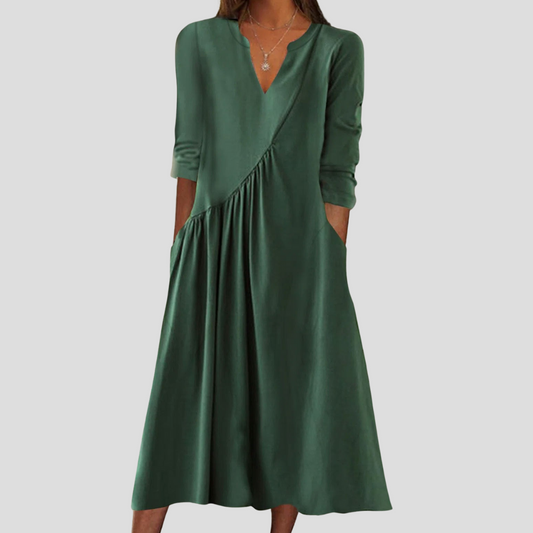 Vestido verde de mujer