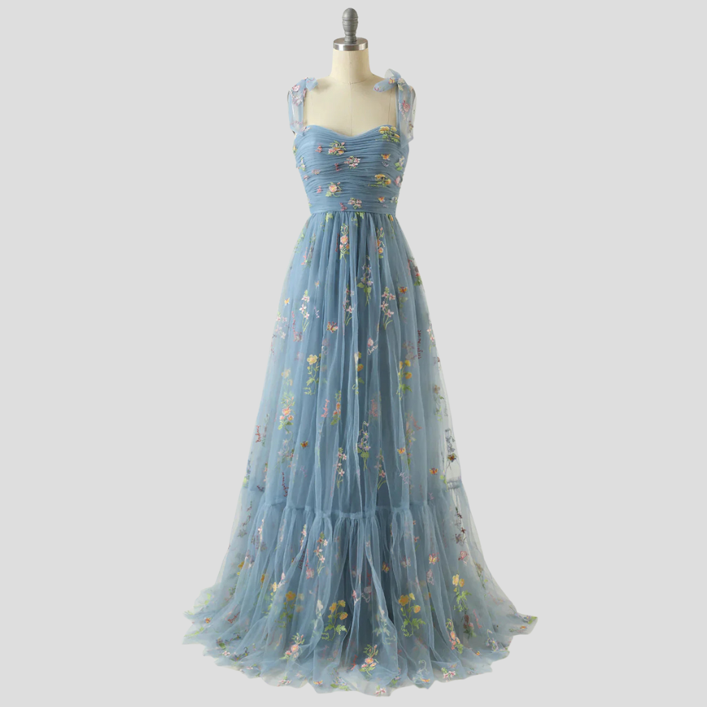 Vestido de fiesta de tul para mujer