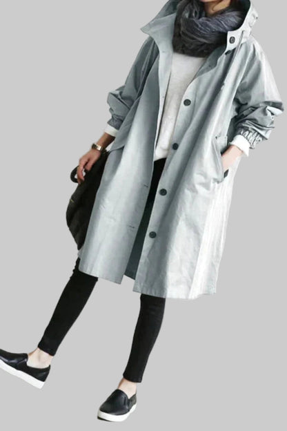 Impermeable de moda para mujer