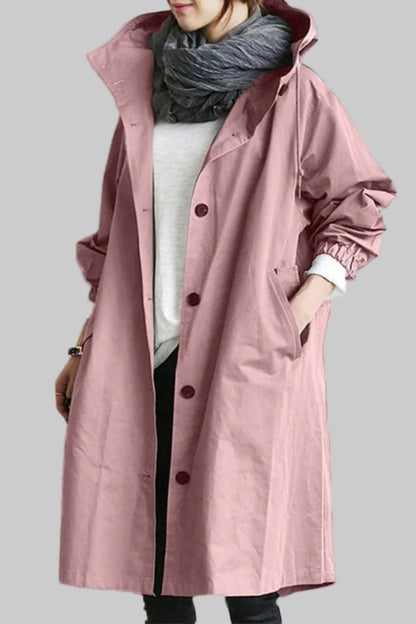 Impermeable de moda para mujer