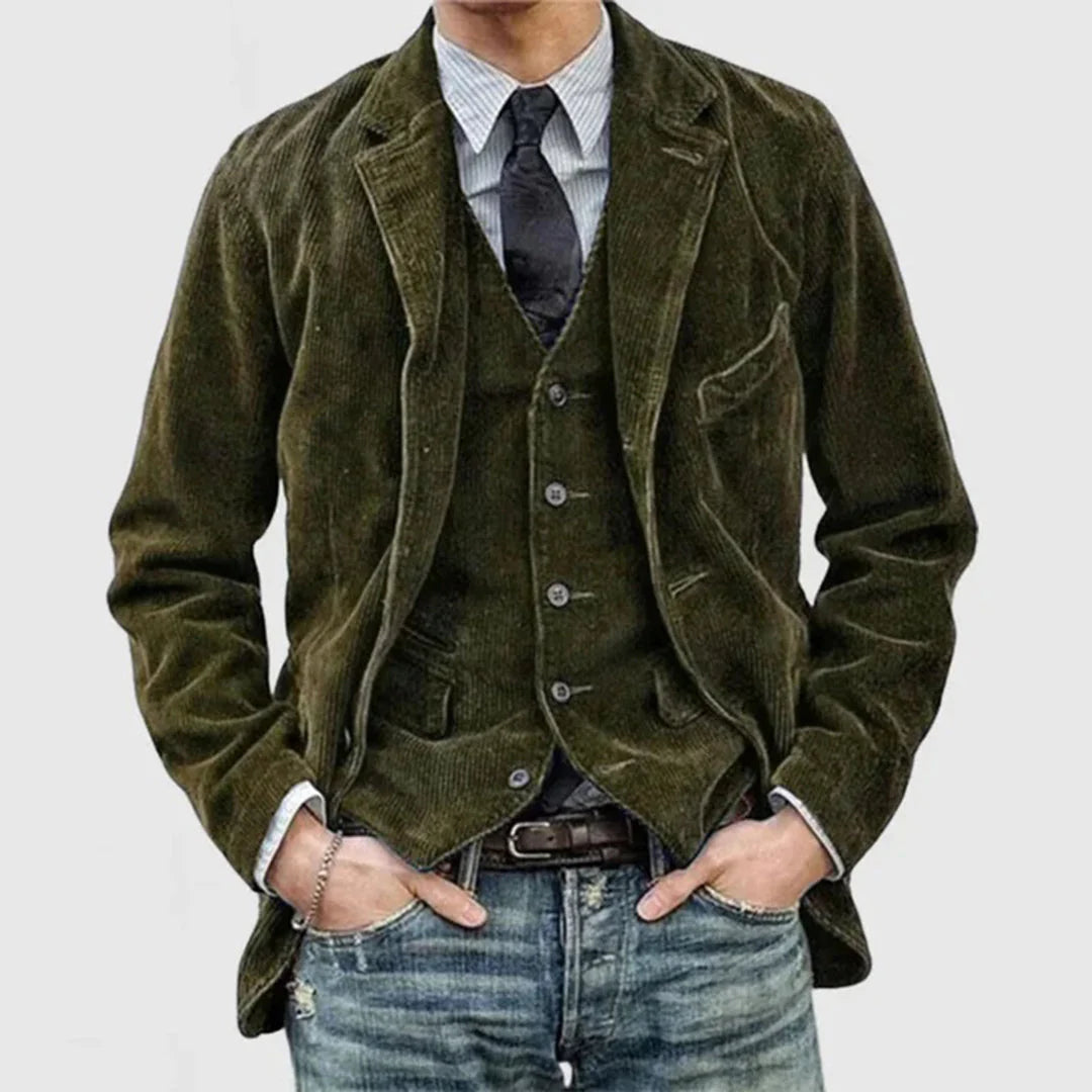Chaqueta de pana para hombre
