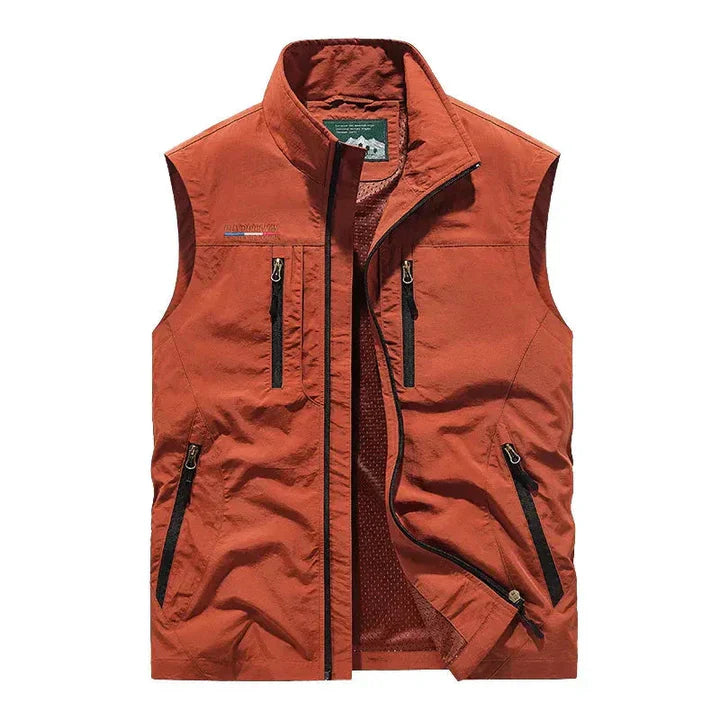 Chaleco impermeable clásico para hombre